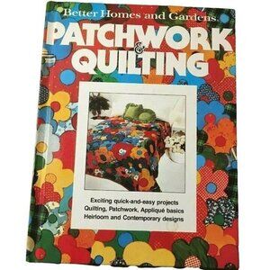 Quilting Better Home & Garden Patchwork (1977, Hardcover) Book Vintage